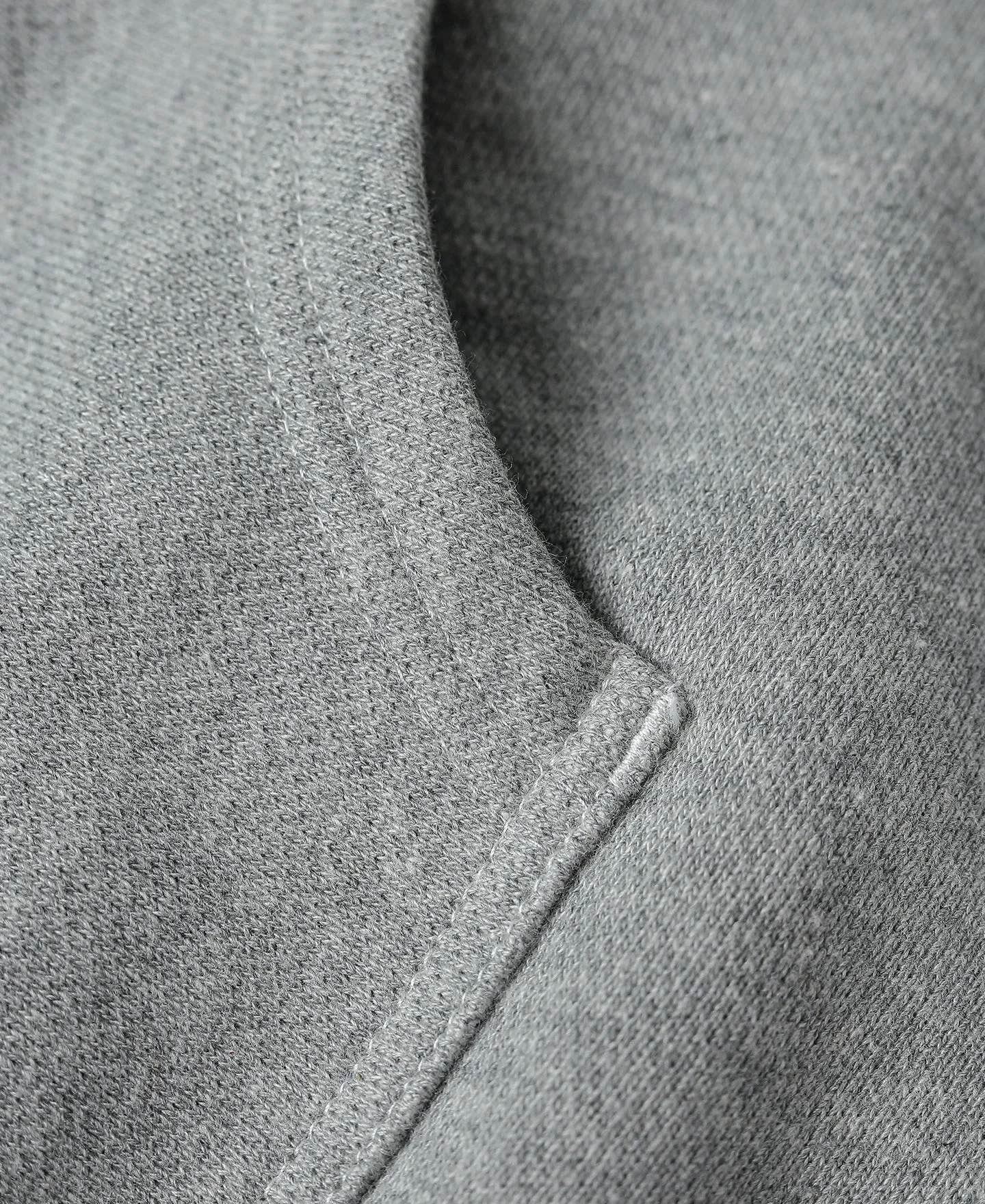 1950s Wind Shield Full-Zip Thermal Hoodie - Gray