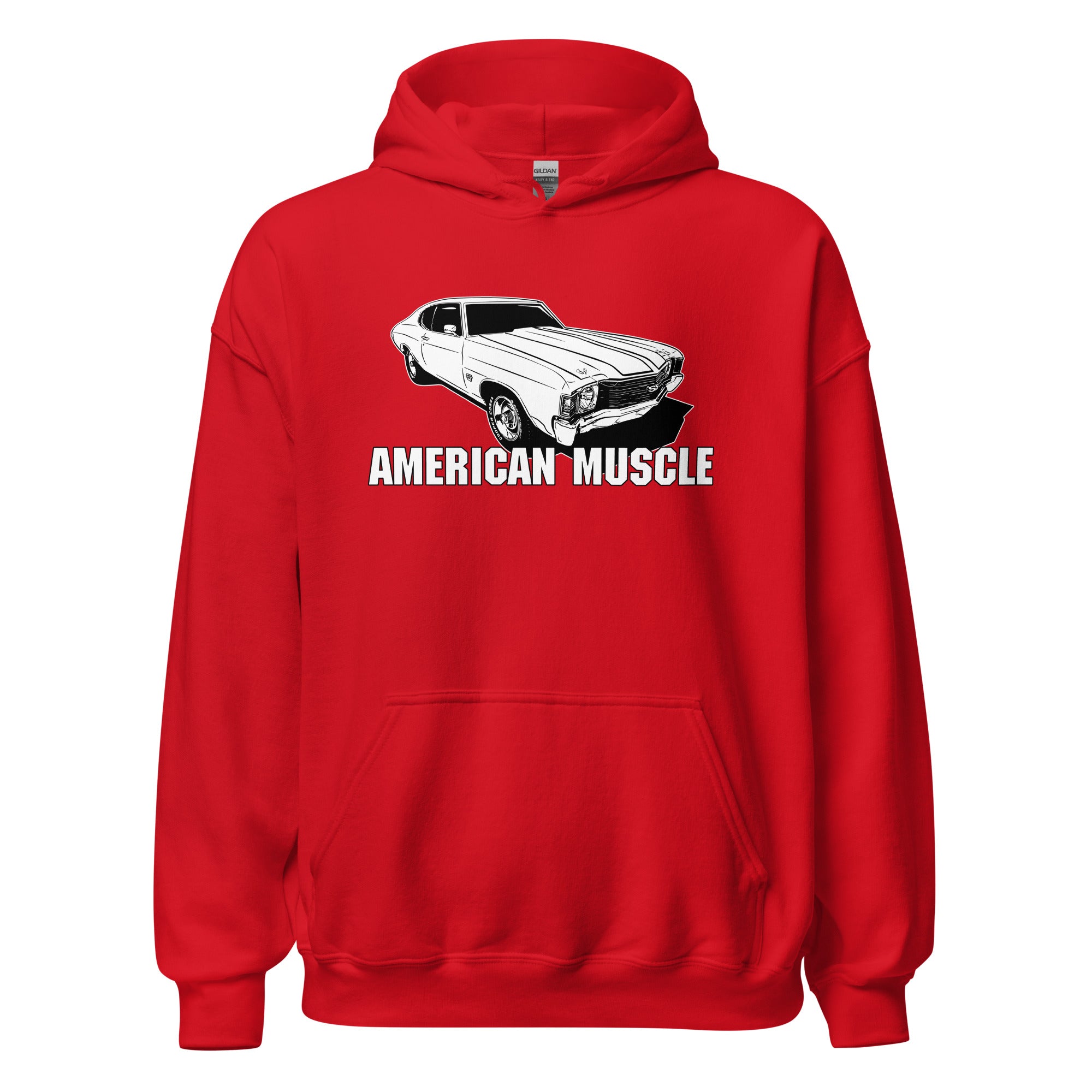 1972 Chevelle Car Hoodie American Muscle Car Sweatshirt