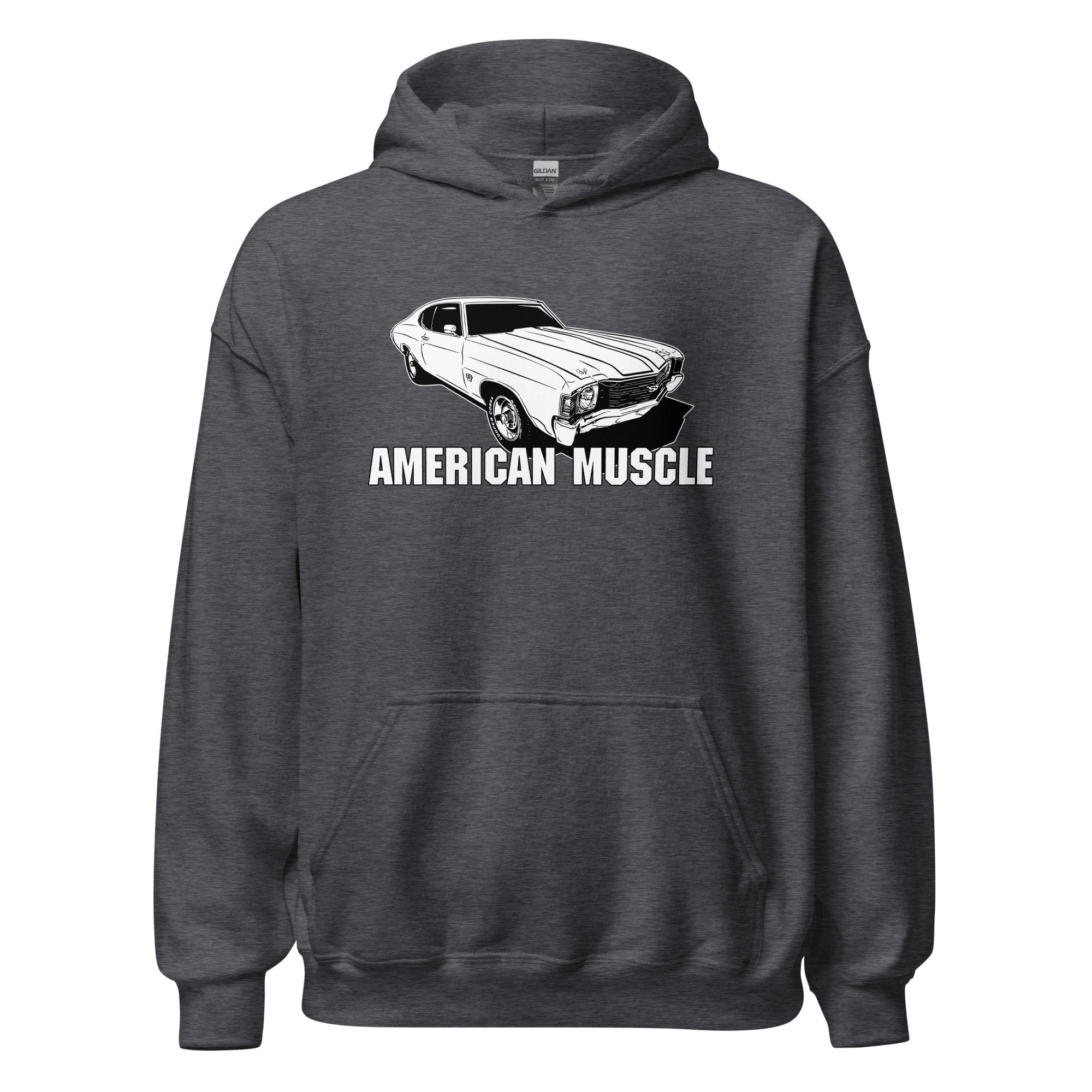 1972 Chevelle Car Hoodie American Muscle Car Sweatshirt