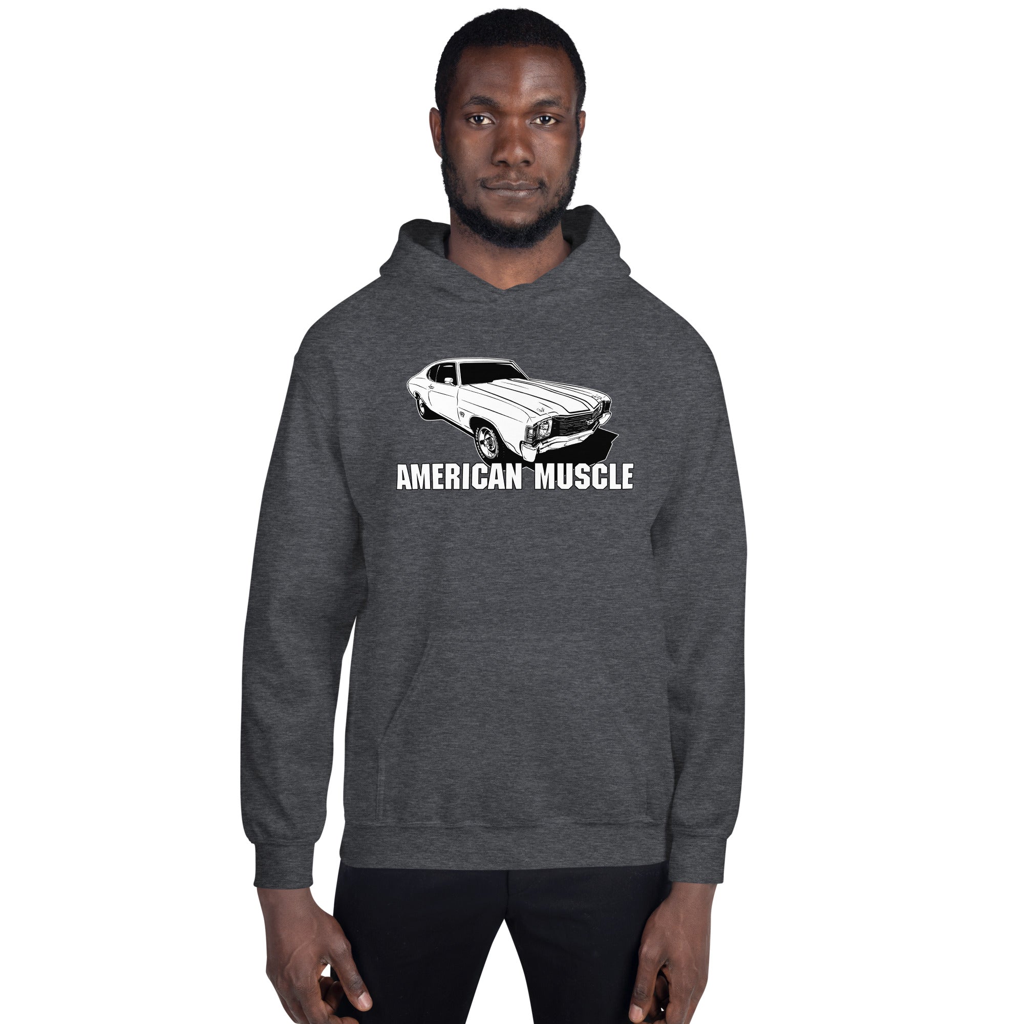 1972 Chevelle Car Hoodie American Muscle Car Sweatshirt