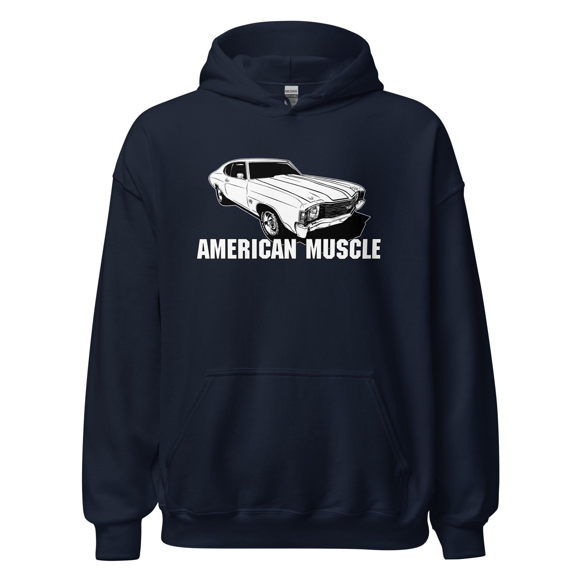 1972 Chevelle Car Hoodie American Muscle Car Sweatshirt