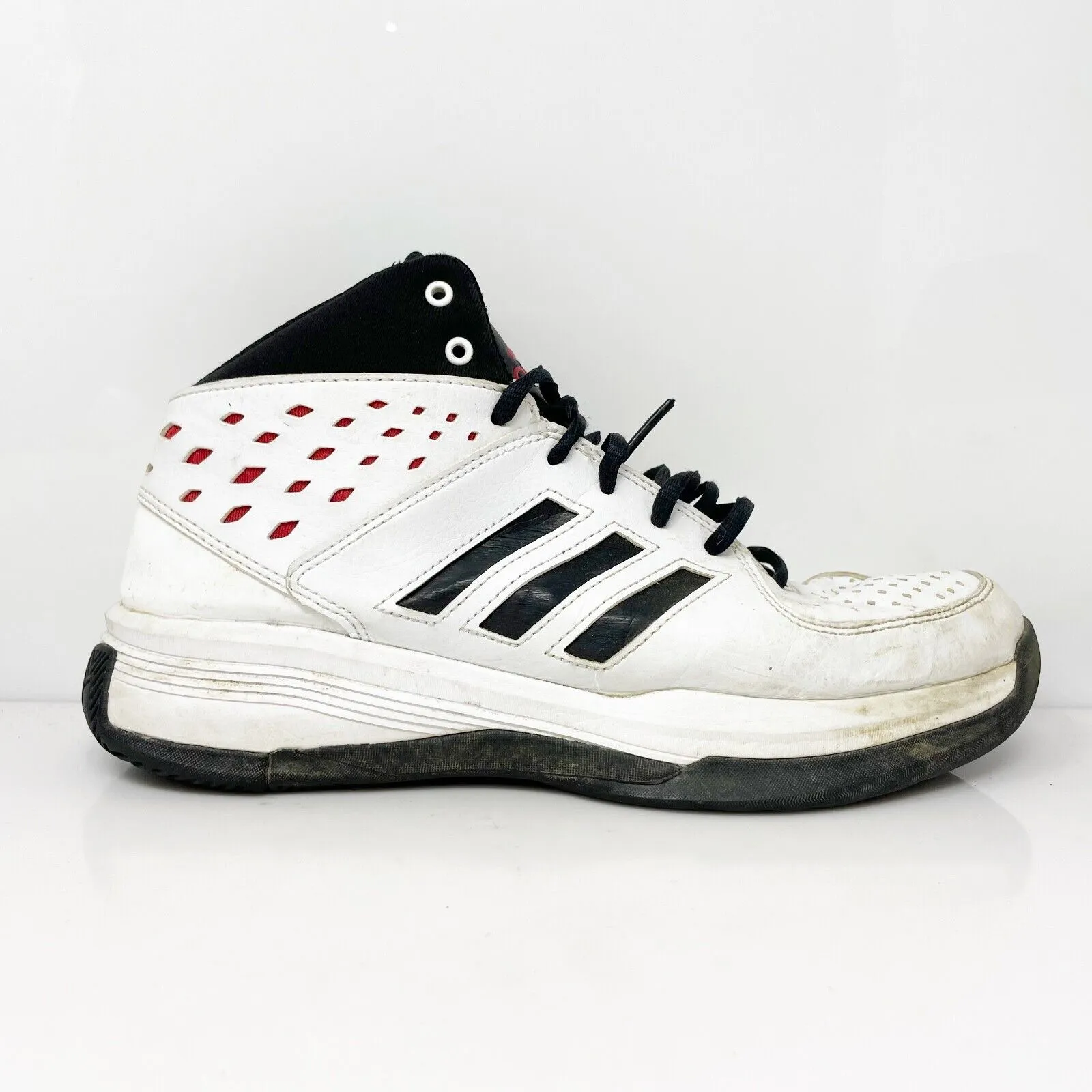 Adidas Mens Court Fury Q16707 White Basketball Shoes Sneakers Size 10