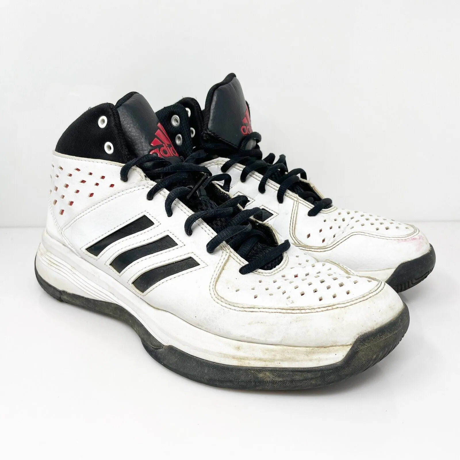 Adidas Mens Court Fury Q16707 White Basketball Shoes Sneakers Size 10