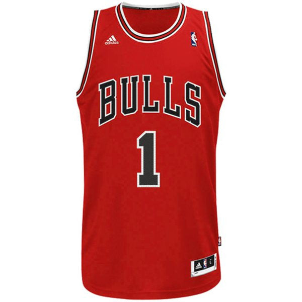 Adidas NBA Jersey BULLS ROSE #1 Red