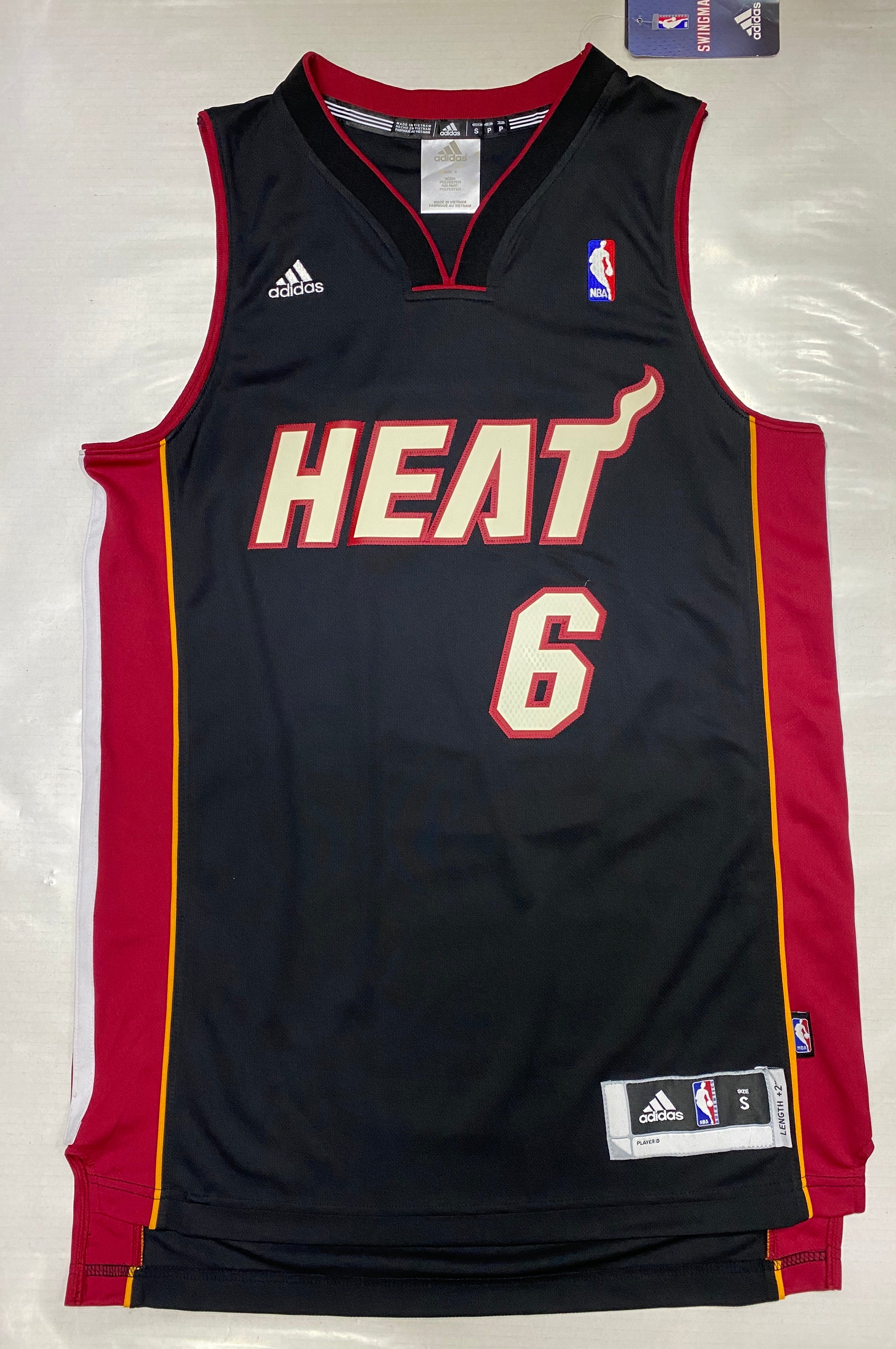 Adidas NBA Jersey Miami JAMES 6 black Heat