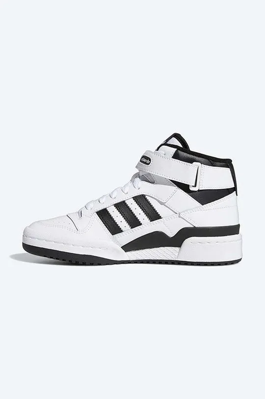 adidas Originals leather sneakers Forum Mid J white color