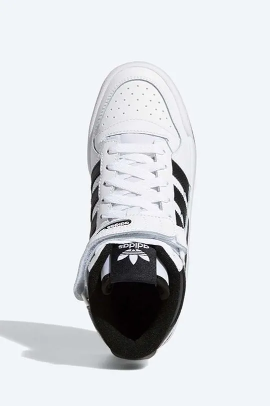 adidas Originals leather sneakers Forum Mid J white color