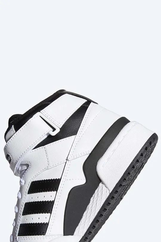 adidas Originals leather sneakers Forum Mid J white color