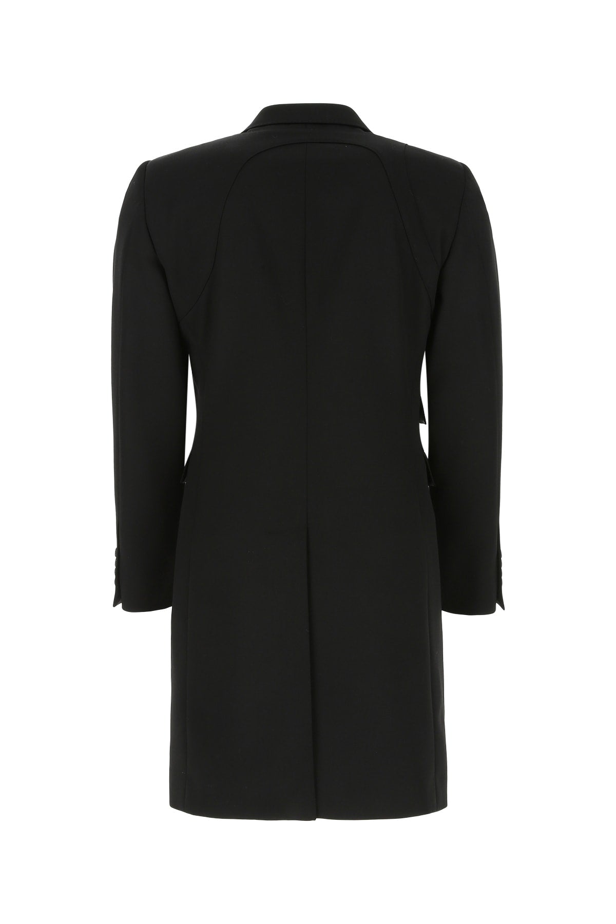 Alexander McQueen Single Breasted Long Sleeved Coat