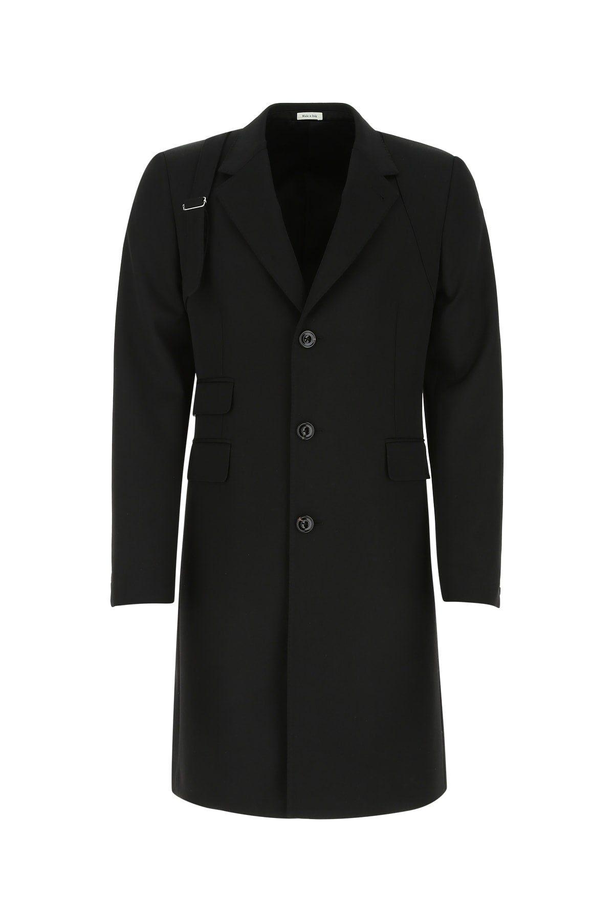 Alexander McQueen Single Breasted Long Sleeved Coat