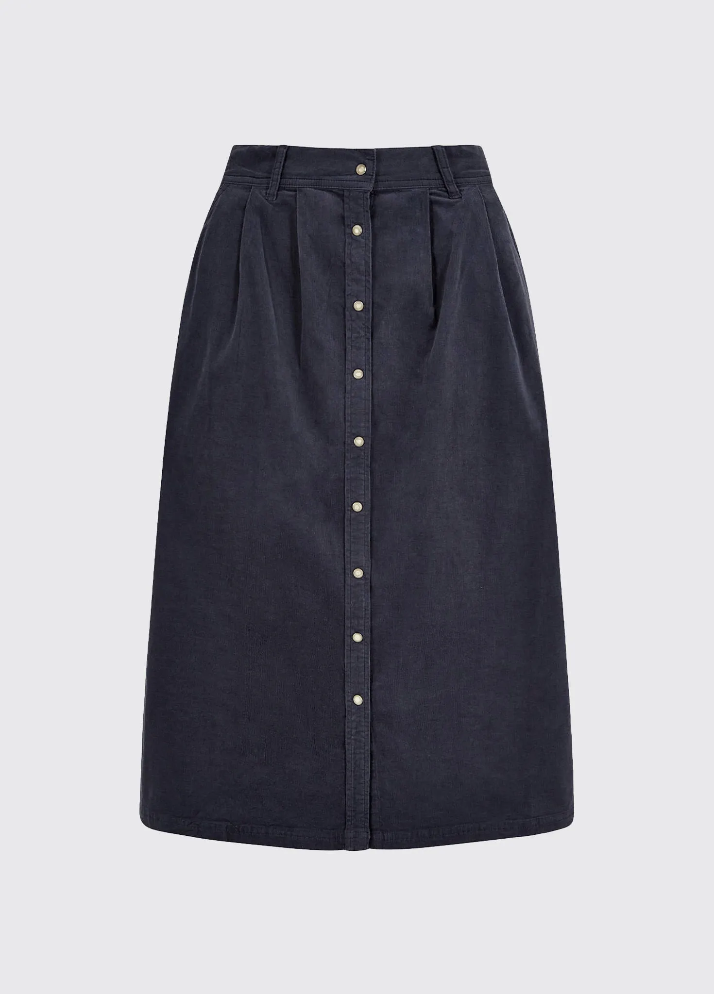 Amaryllis Pincord Boot Skirt - Indigo - Size EU 36