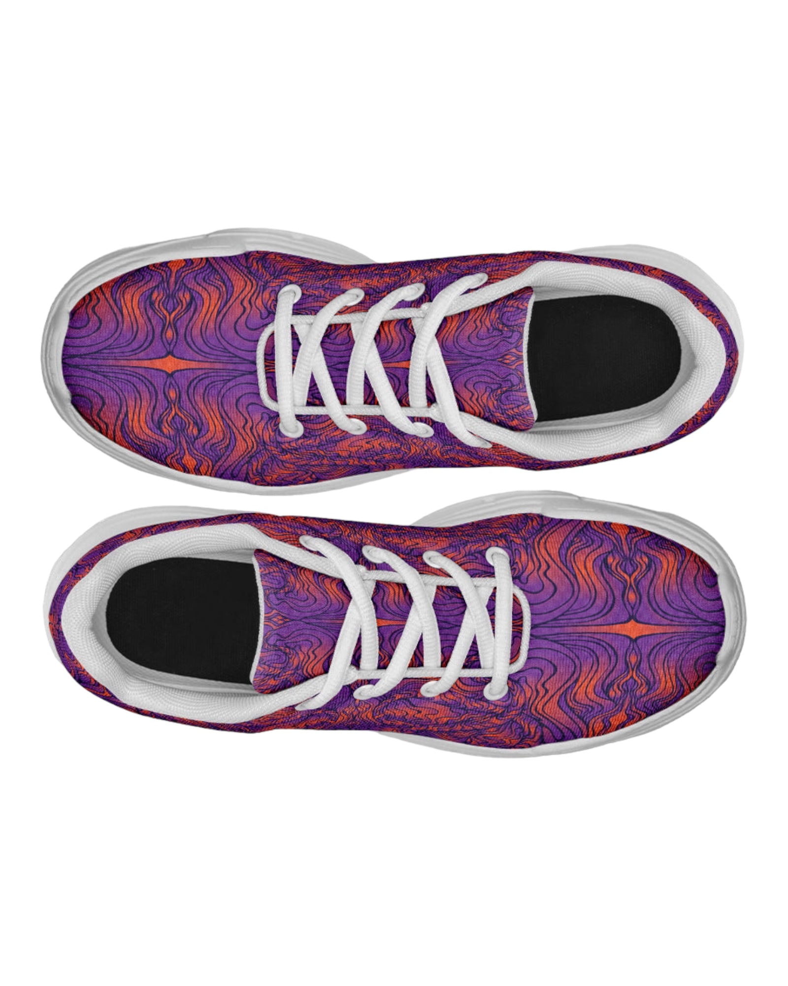 Amethyst Fire Chunky Festival Sneakers