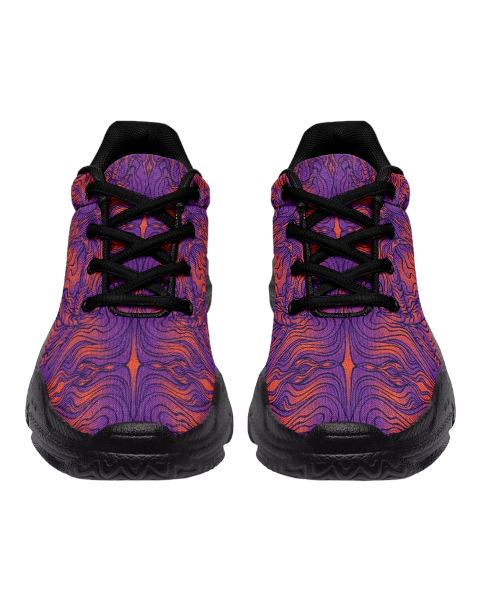 Amethyst Fire Chunky Festival Sneakers