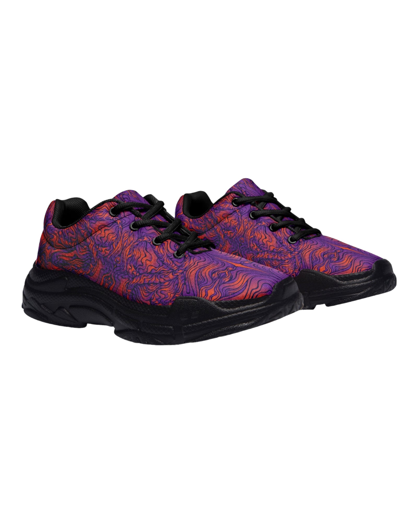 Amethyst Fire Chunky Festival Sneakers