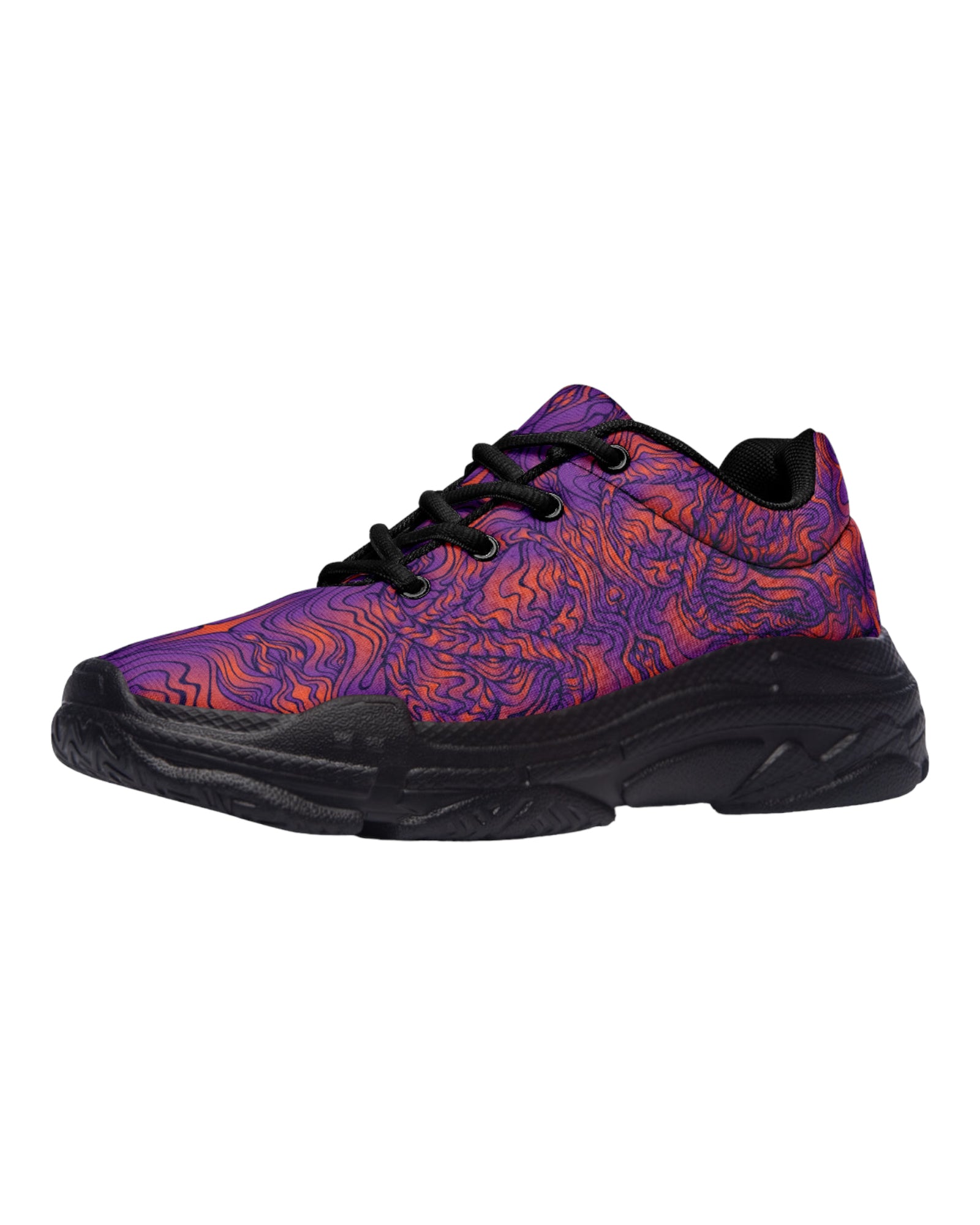 Amethyst Fire Chunky Festival Sneakers