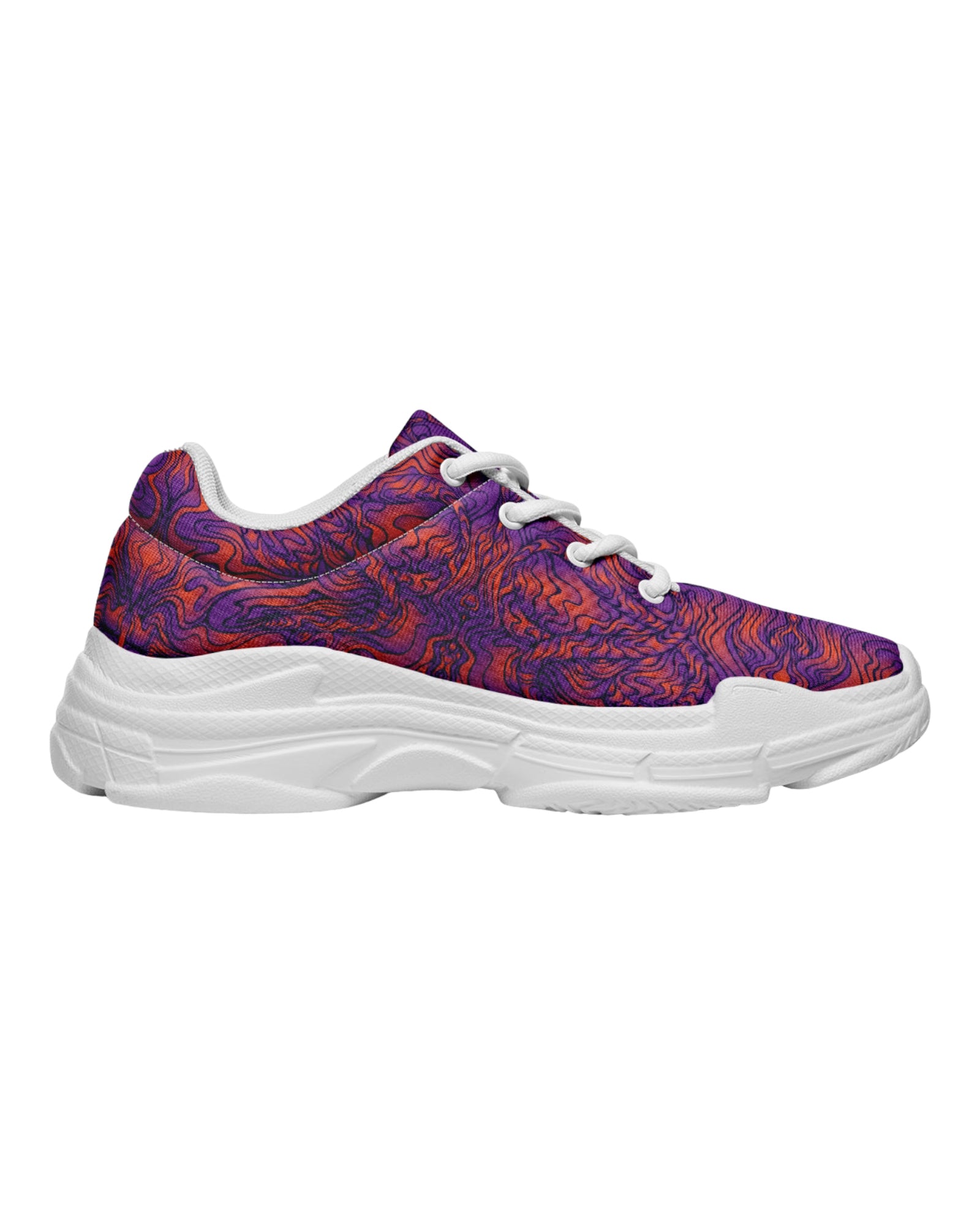 Amethyst Fire Chunky Festival Sneakers