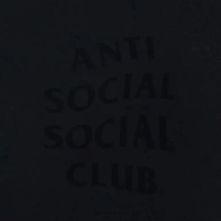 Anti Social Social Club Cancelled Tee (Tonal Black)