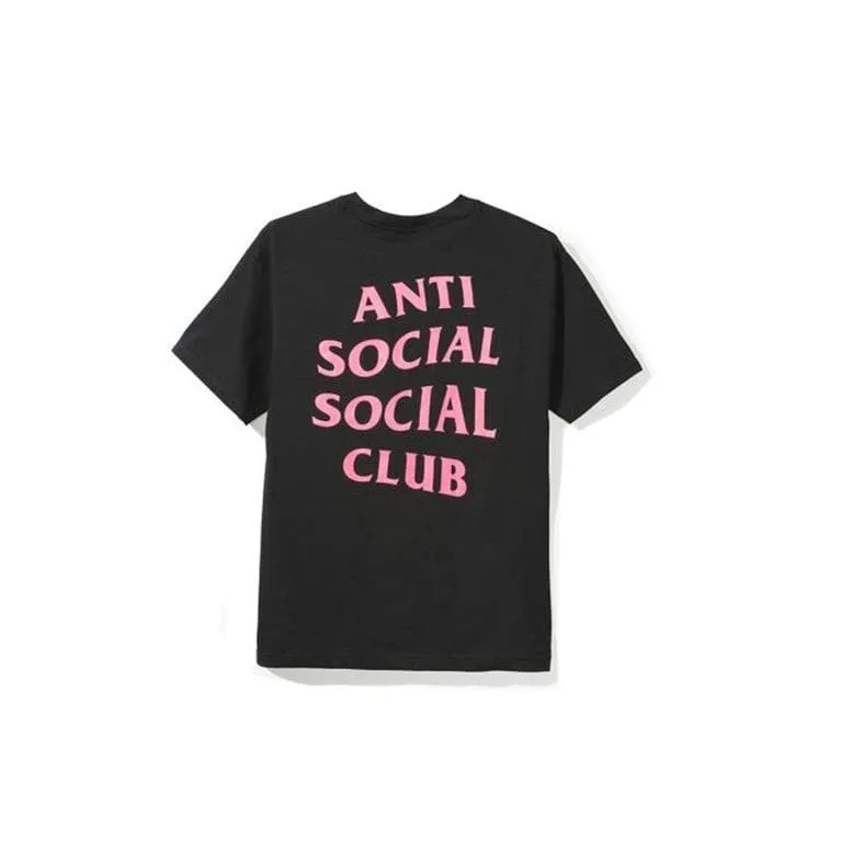 ANTI SOCIAL SOCIAL CLUB LOGO TEE BLACK/PINK