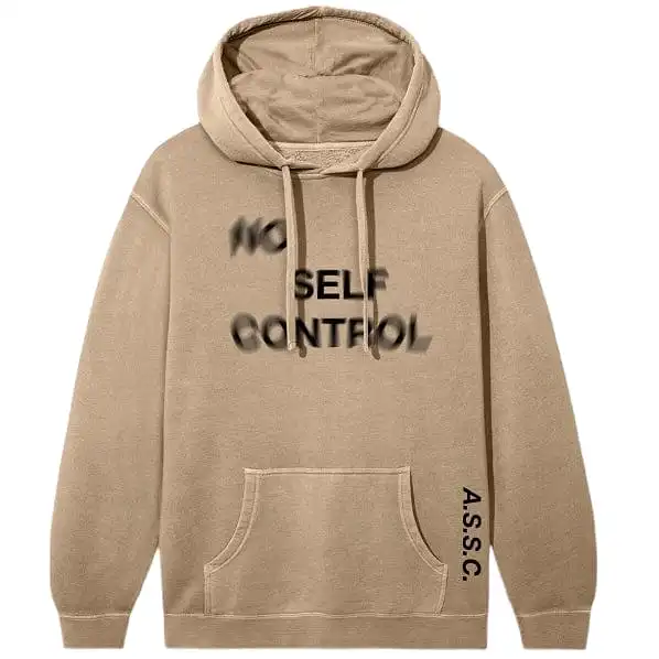 Anti Social Social Club No Self Control Hoodie (Sand)