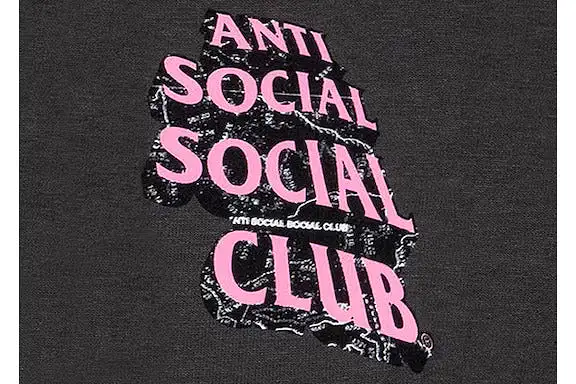 Anti Social Social Club Quest For Love Hoodie Charcoal