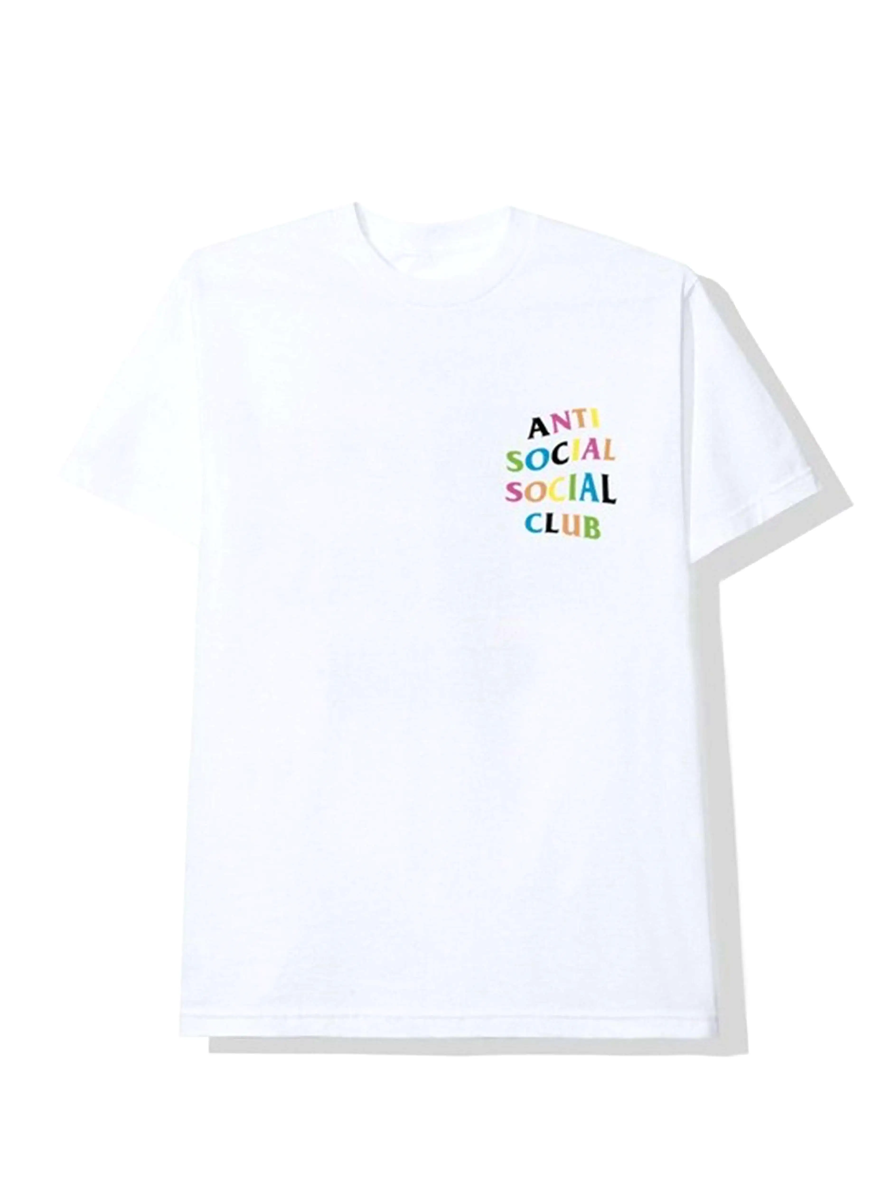 Anti Social Social Club Rainbow Kkoch Tee White