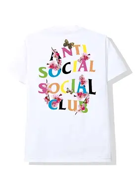 Anti Social Social Club Rainbow Kkoch Tee White