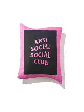 Anti Social Social Club Regrets Pillow Pink