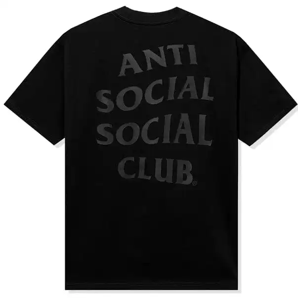 Anti Social Social Club Same But Different Tee (Black) ASSC23MAJ1SS431