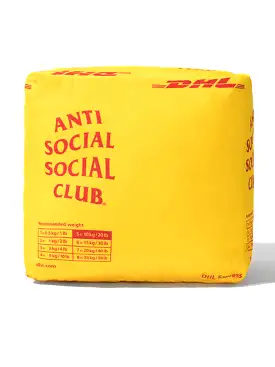 Anti Social Social Club x DHL Pillow Yellow