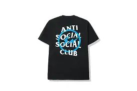 ANTI SOCIAL SOCIAL CLUB X FRAGMENT BLUE BOLT TEE BLACK