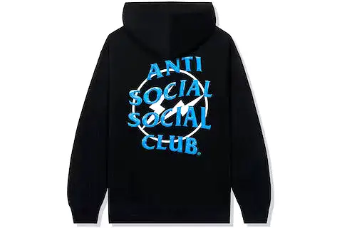 Anti Social Social Club x Fragment Precious Petals Hoodie (FW22) Black Blue