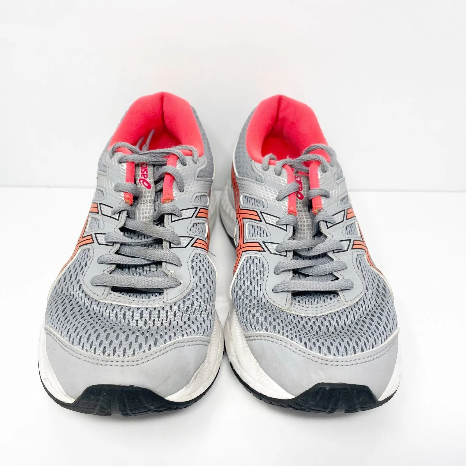 Asics Womens Gel Contend 6 1012A570 Gray Running Shoes Sneakers Size 7