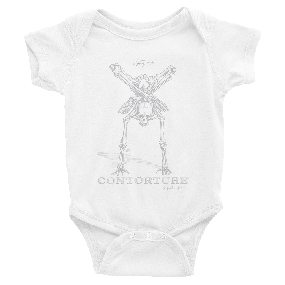 Baby Short Sleeve Bodysuit: BONEY