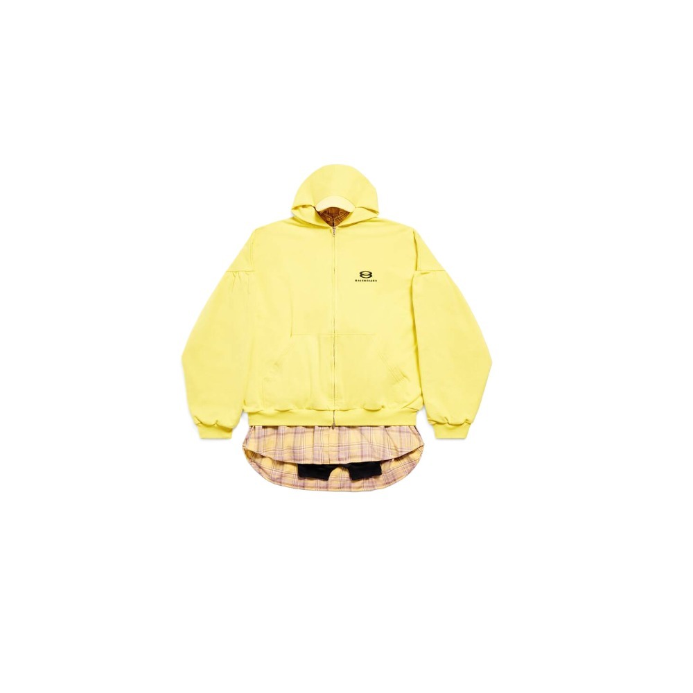 BALENCIAGA  |Unity Sports Icon Layered Hoodie Oversized in Yellow/black