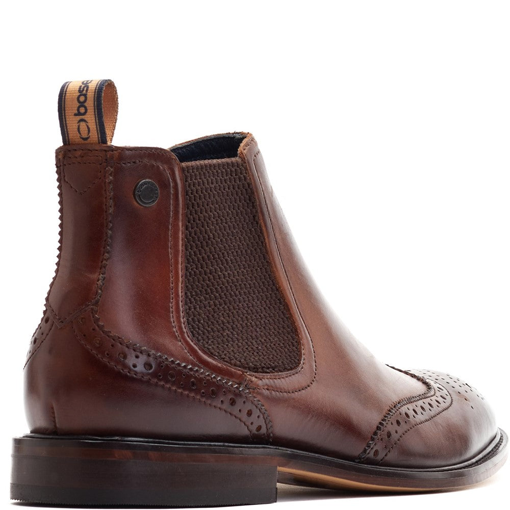 Base London Reid Brogue Chelsea Boot