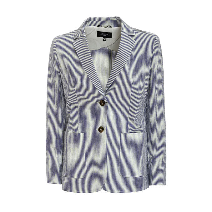 BLAZER COMODO Woman Blu Ecru