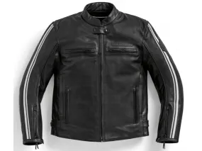 BMW Motorcycle Jacket Leather TwinStripes Men | BMW Motorrad