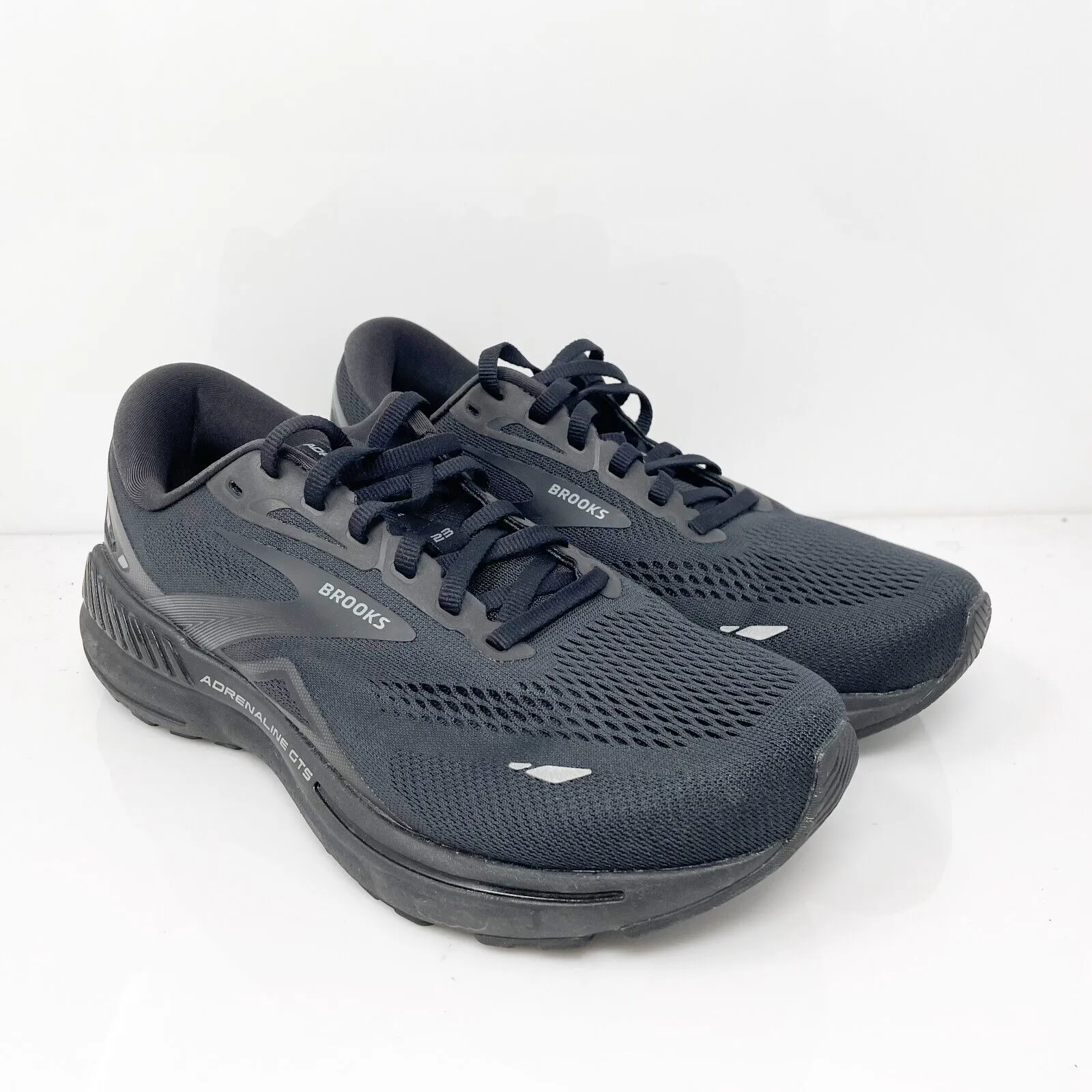 Brooks Womens Adrenaline GTS 23 1203812E020 Black Running Shoes Sneakers 9.5 2E