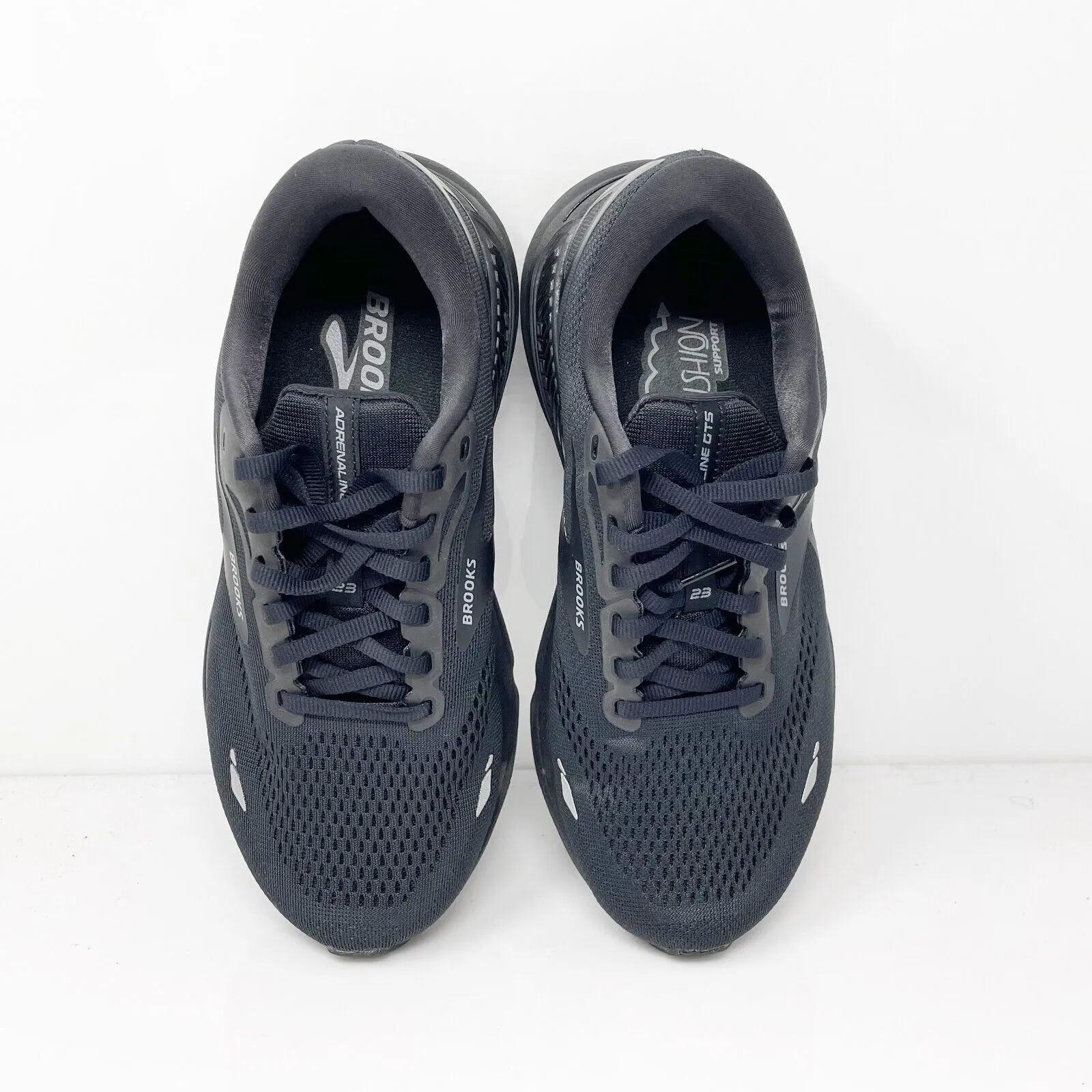 Brooks Womens Adrenaline GTS 23 1203812E020 Black Running Shoes Sneakers 9.5 2E