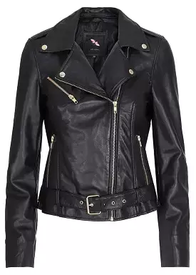 BTF CPH Biker Jacket 10575 Skindjakke - black with silver