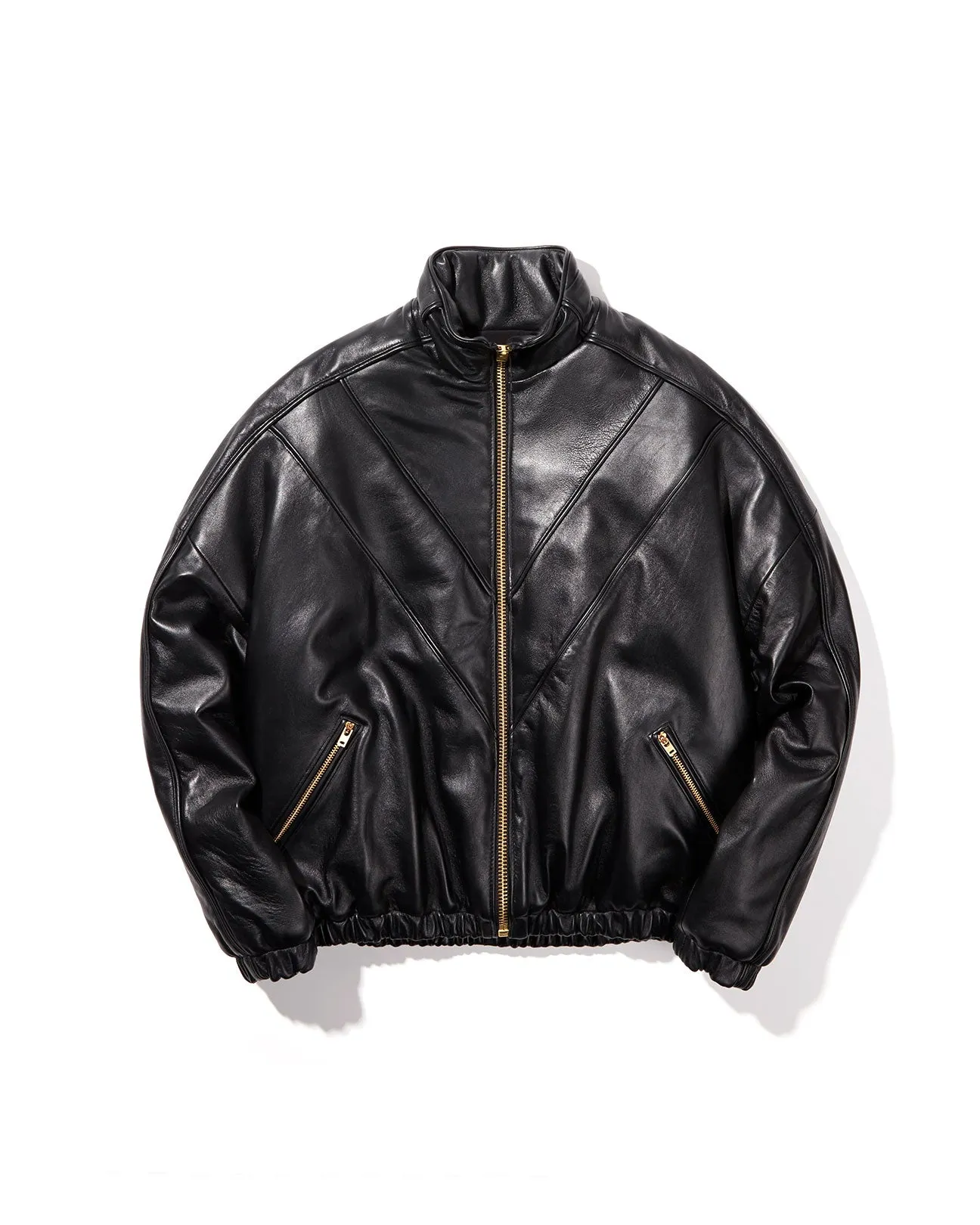 BUFFALO TRACK JACKET-LEATHER