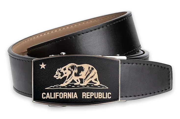 California Dreamin' Bear Vegan, 1 3/8 Strap, Dress Belt