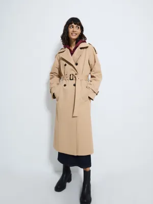 Camel Belted Trench Coat | Women | George at ASDA