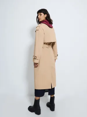 Camel Belted Trench Coat | Women | George at ASDA