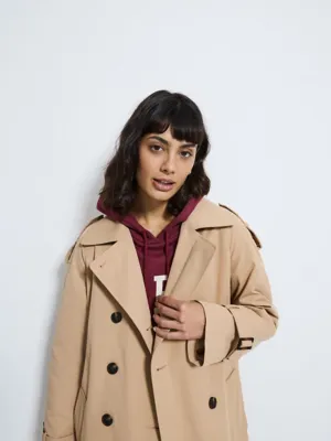 Camel Belted Trench Coat | Women | George at ASDA