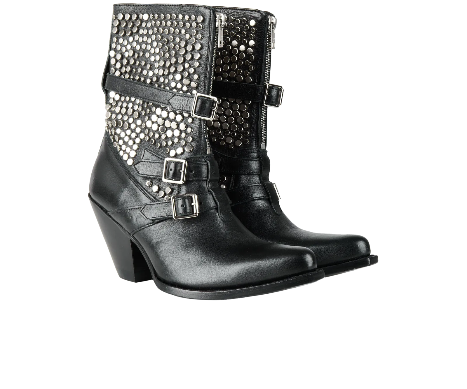 Celine Studded Cowboy Boots