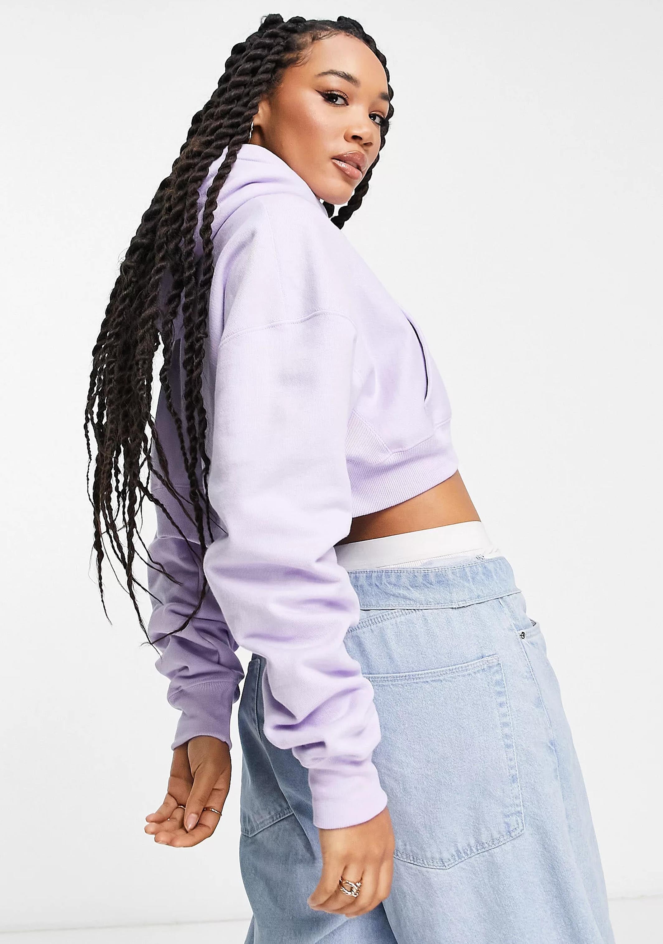 Champion Womens Reverse Weave Crop Hoodie <br> CRTXA1 IED