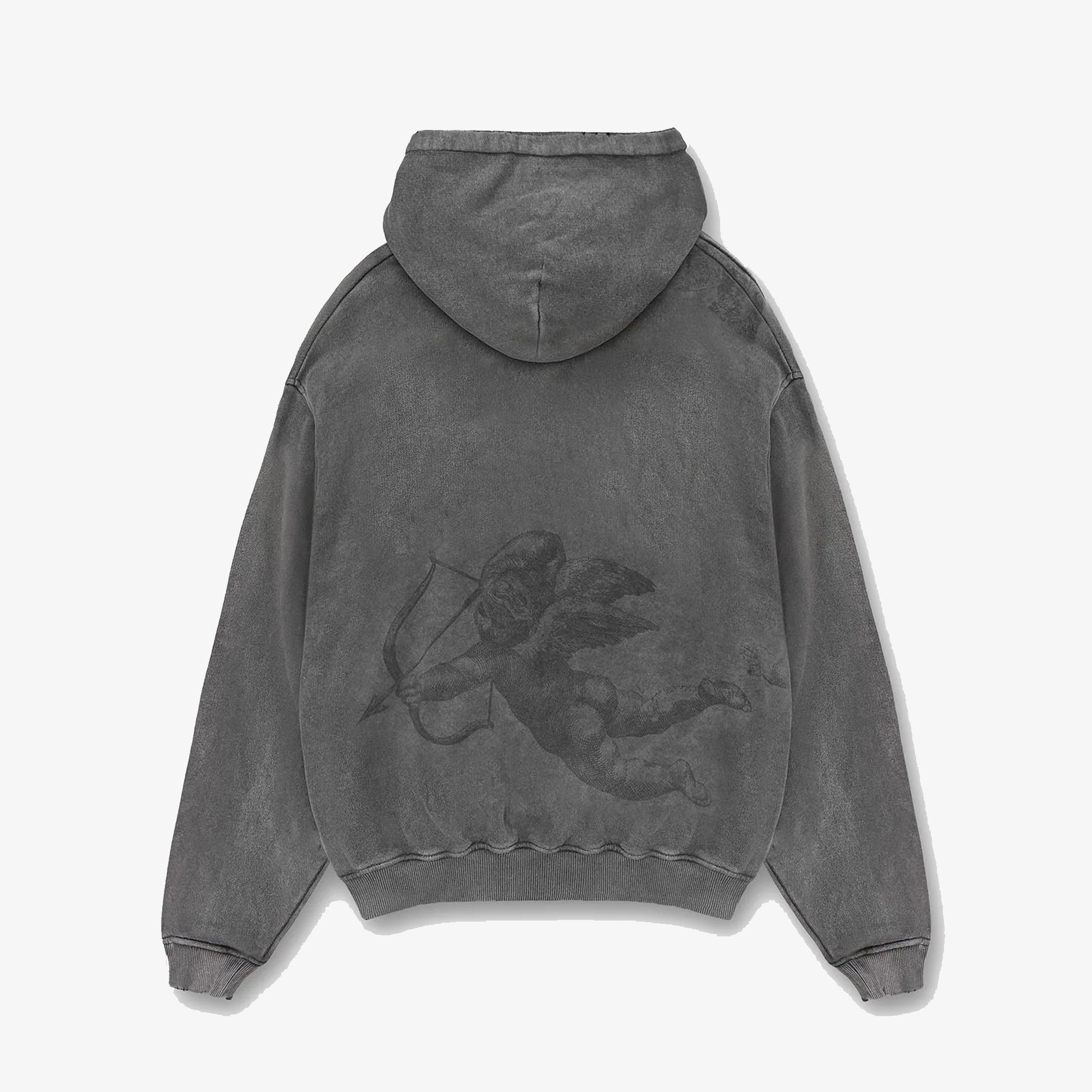 CHERUB ALL OVER HOODIE 'VINTAGE GREY'