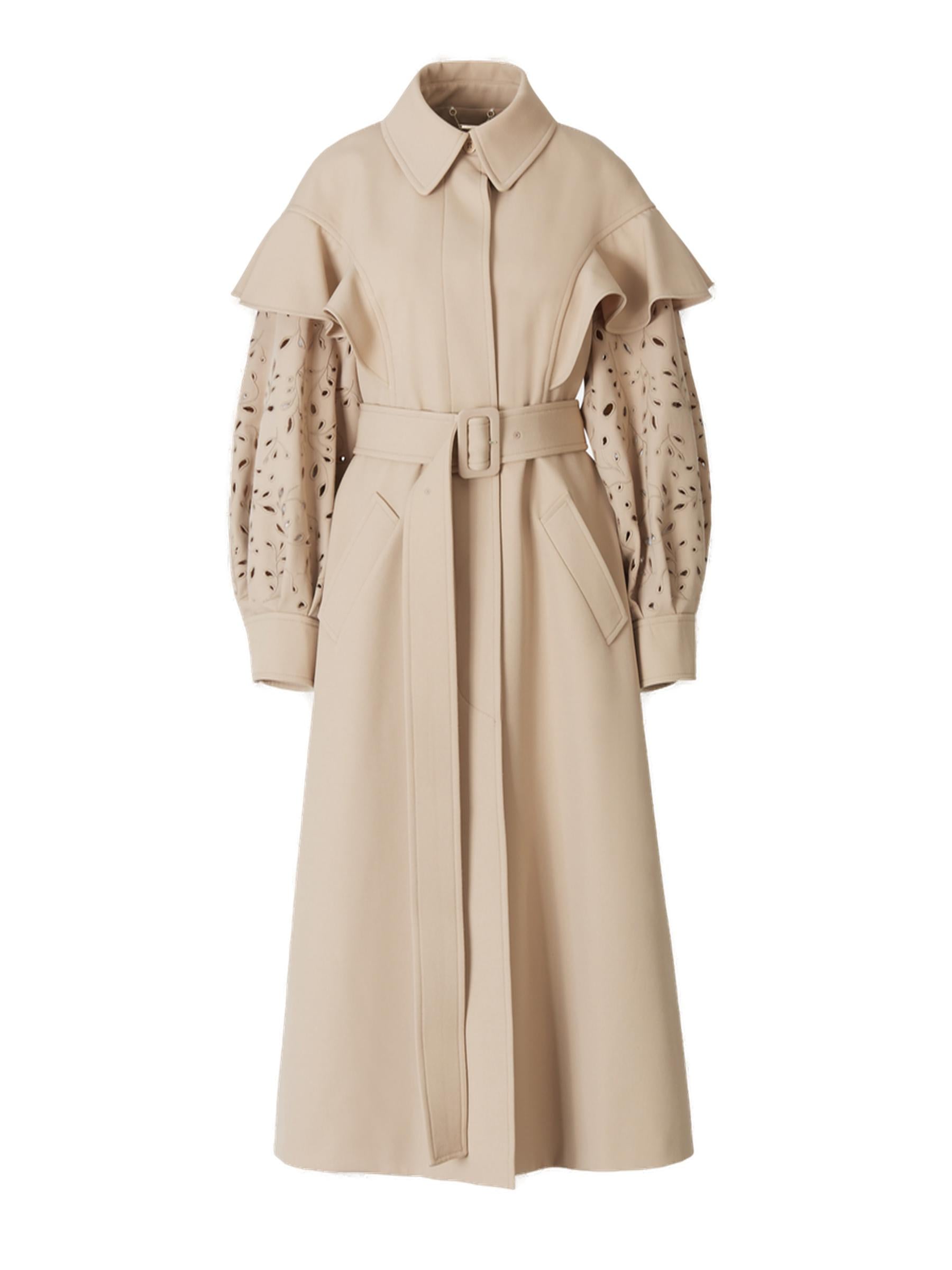 Chloé Belted Long-Sleeved Trench Coat