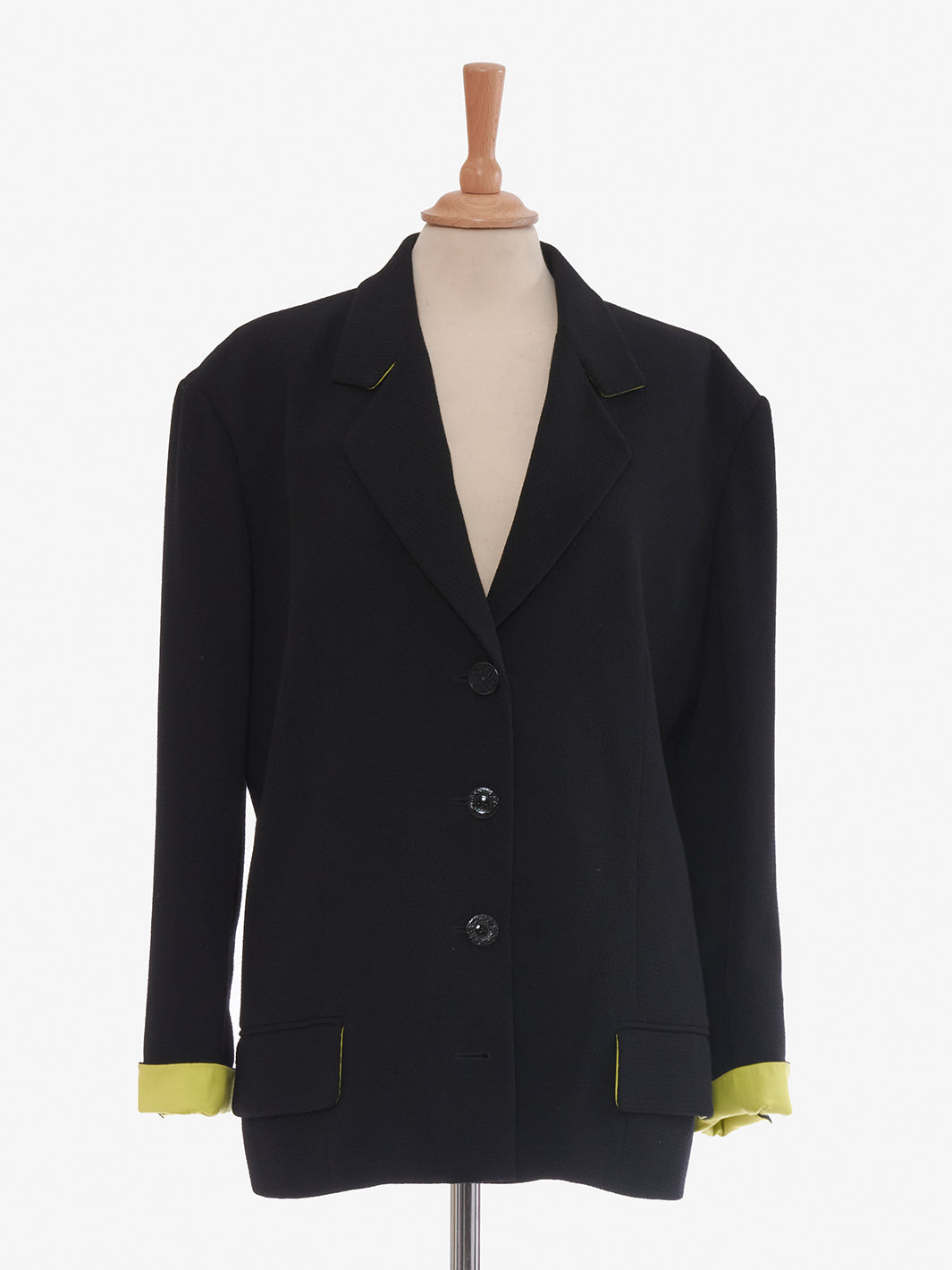 Chloé black and acid green Suit